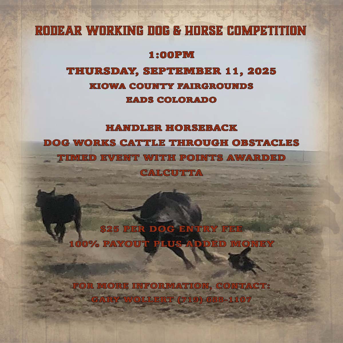 2025 Kiowa County Rodear Dog & Horse Competition