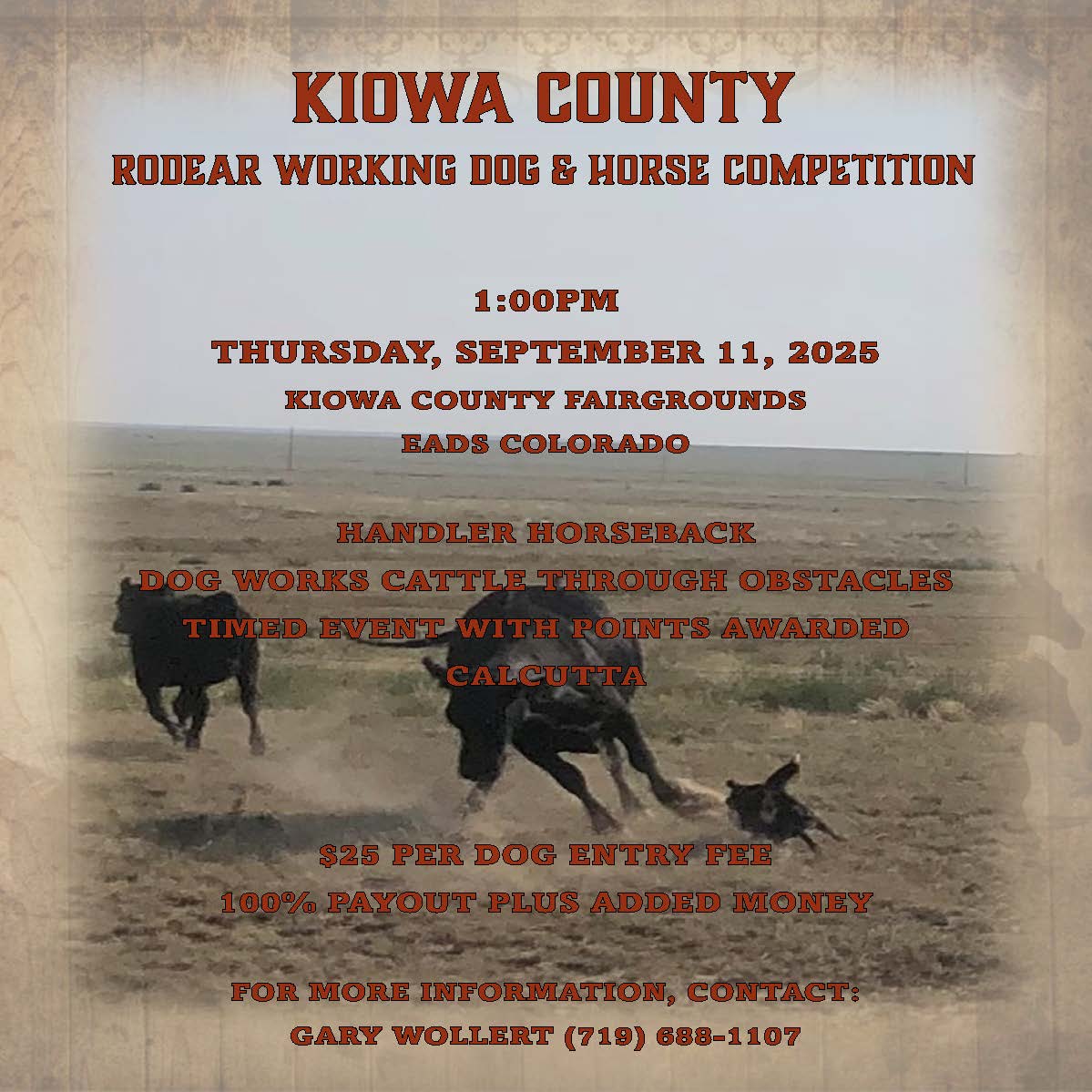 2025 Kiowa County Rodear Dog & Horse Competition