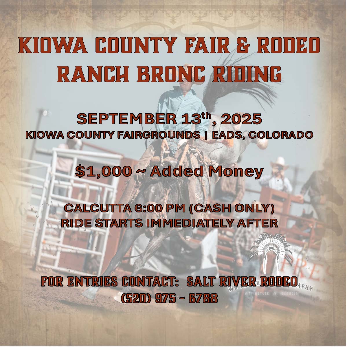 2025 Kiowa County Ranch Bronc Riding