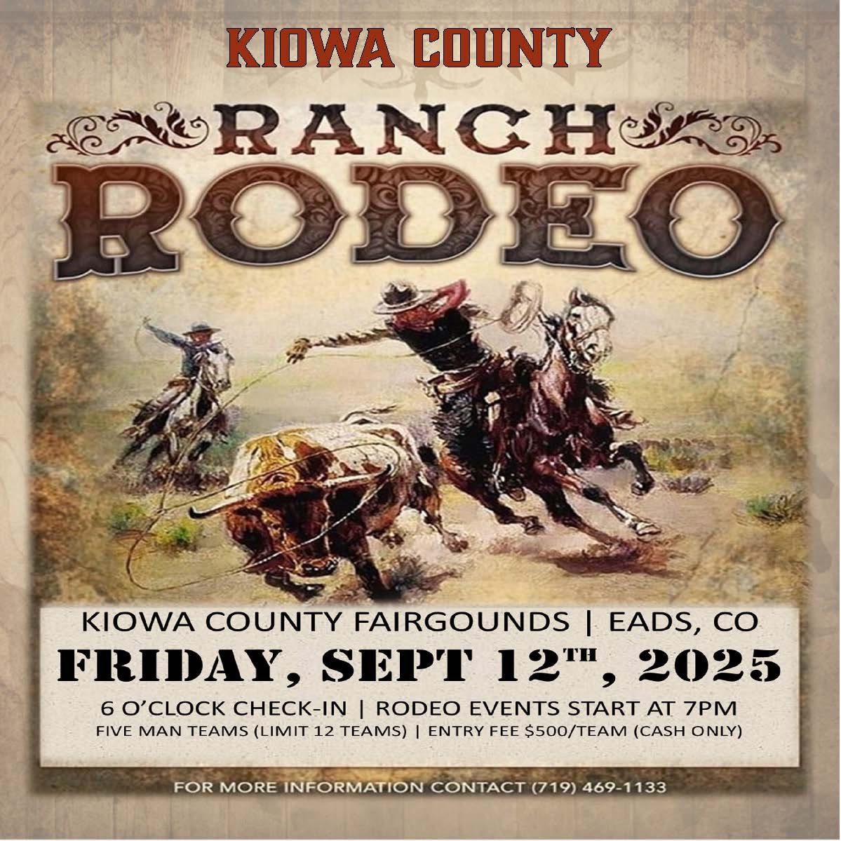 2025 Kiowa County Ranch Rodeo