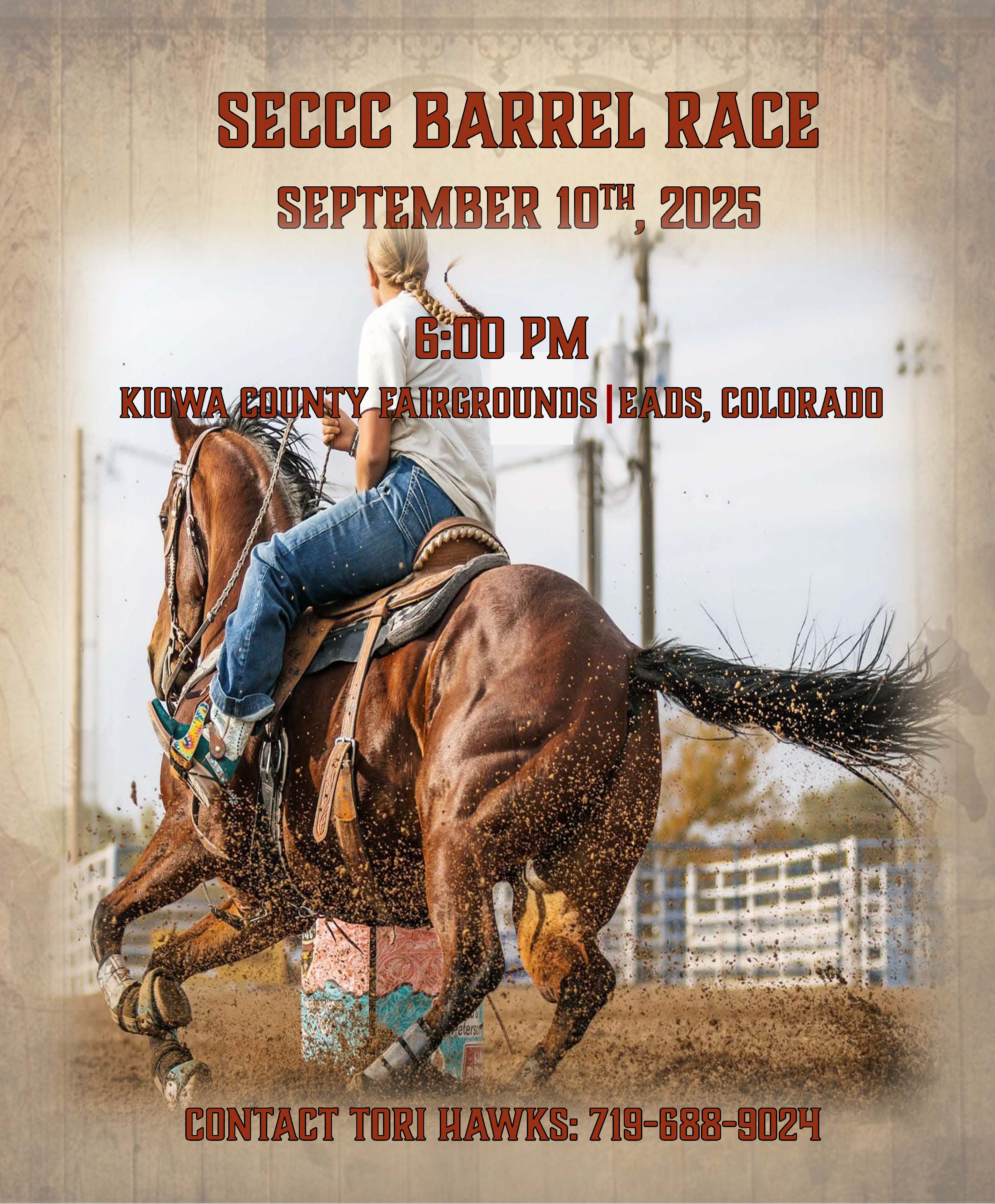 2025 Kiowa County SECCC Barrel Races