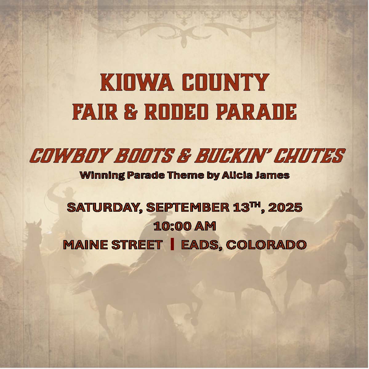 2025 Kiowa County Fair & Rodeo Parade