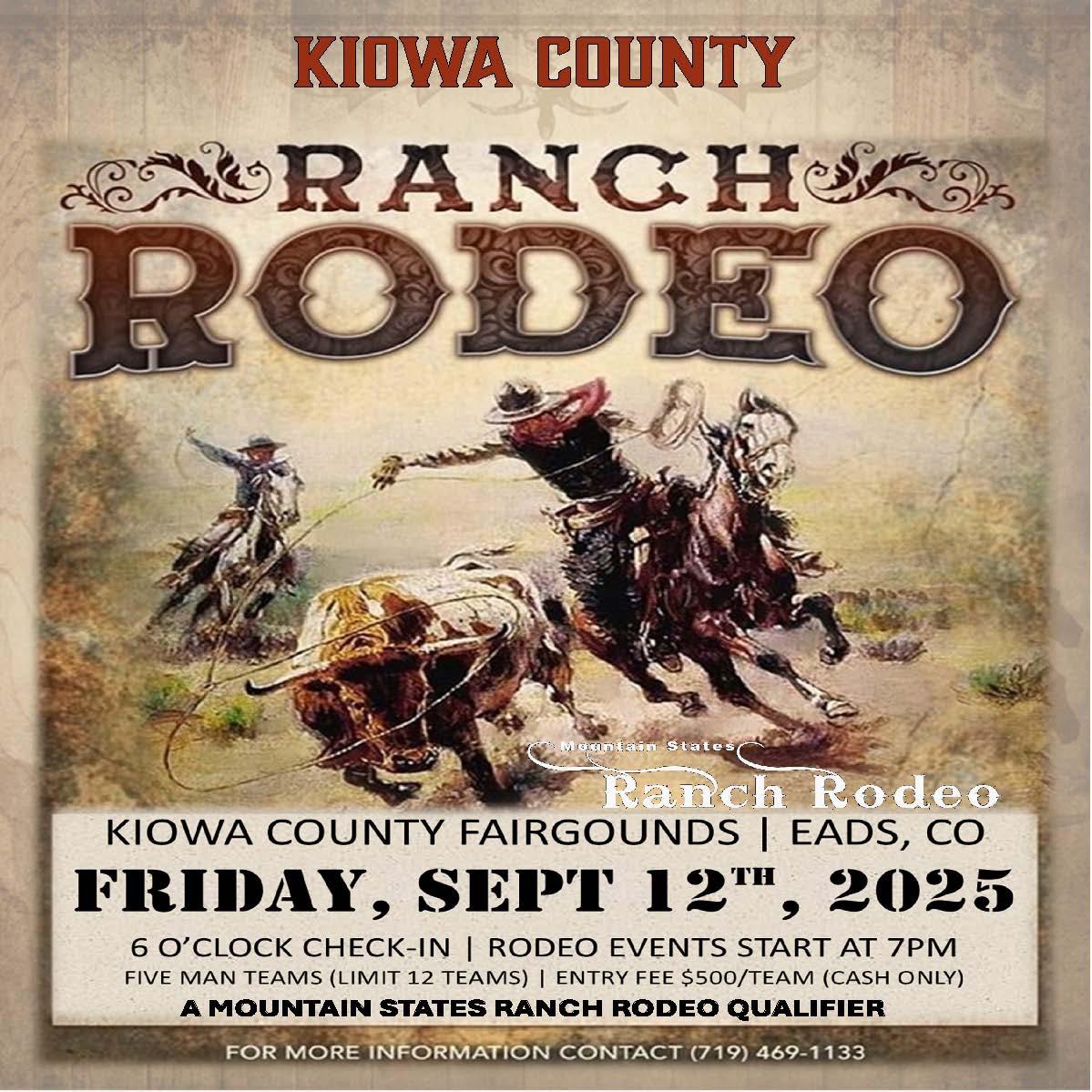 2025 Kiowa County Ranch Rodeo