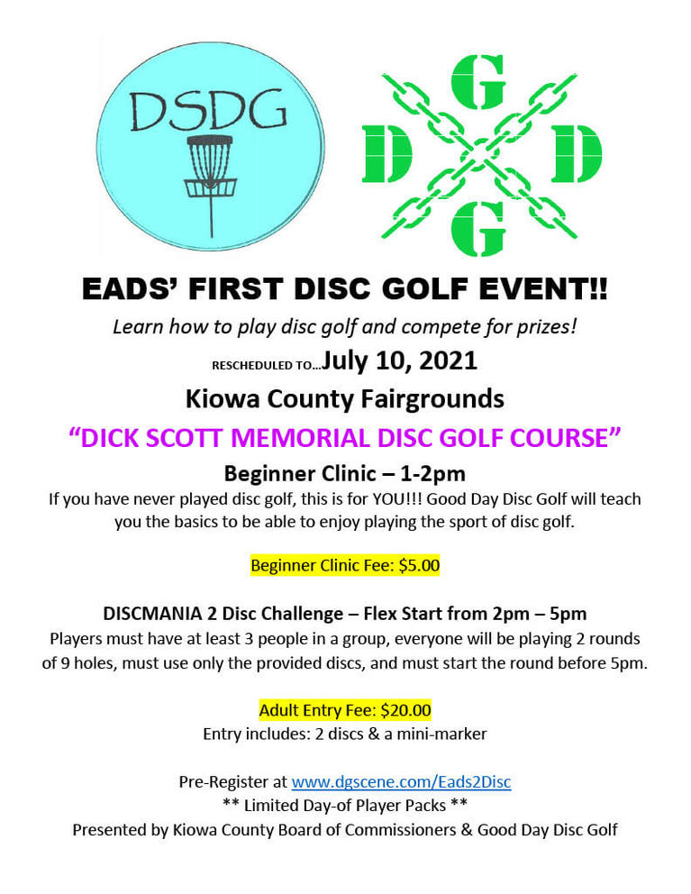 Dick Scott Memorial Disc Golf July 10, 2021